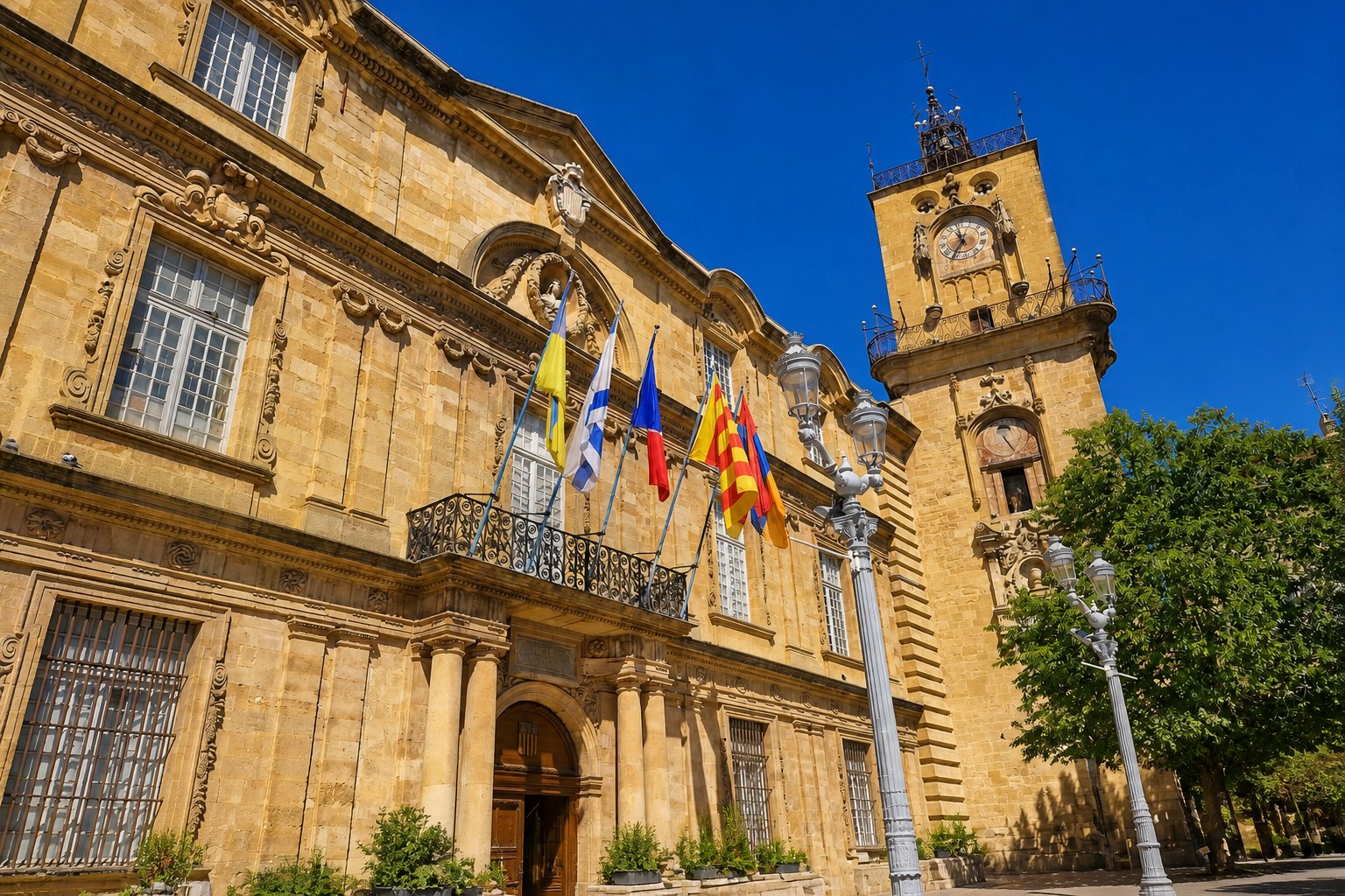 Vue panoramique de Aix-en-Provence