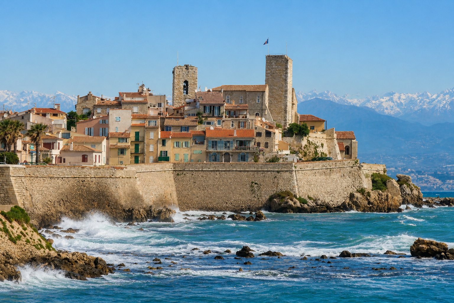 Vue panoramique de Antibes