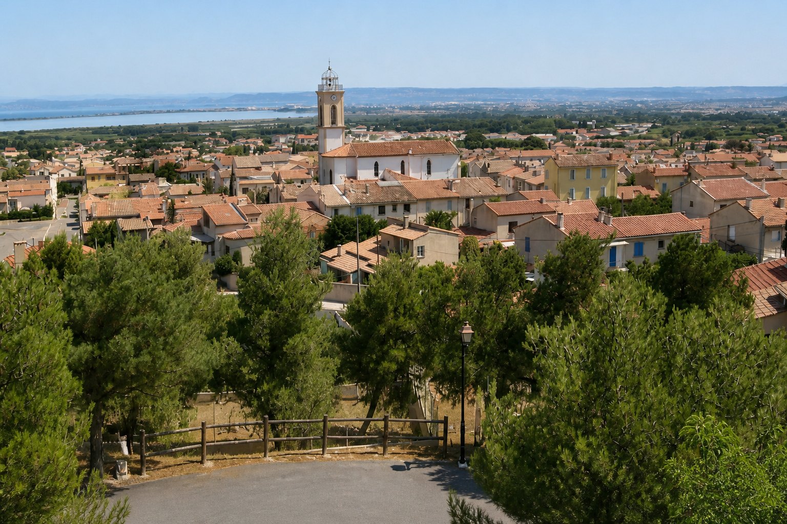 Vue panoramique de Châteauneuf-les-Martigues