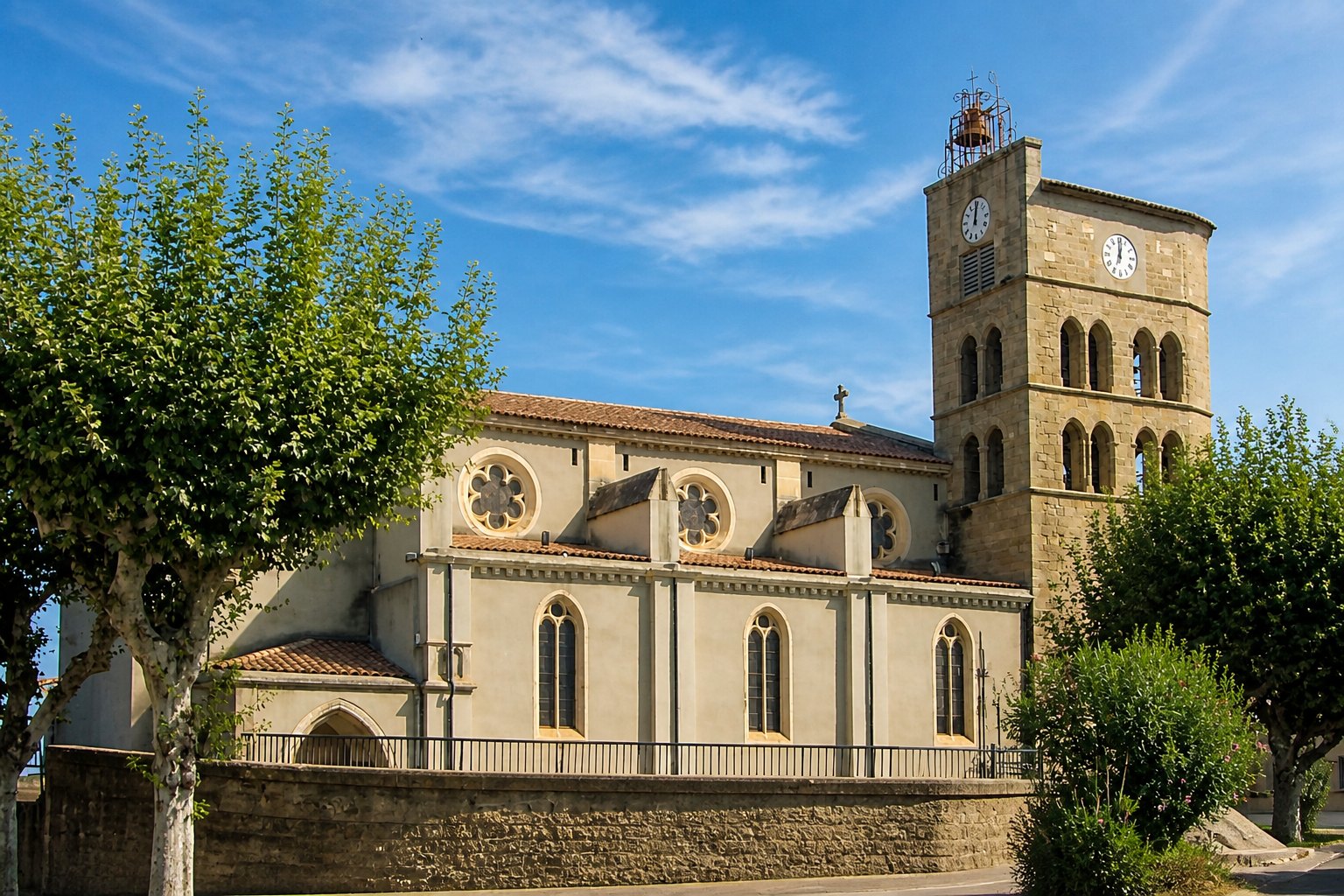 Vue panoramique de Coursan