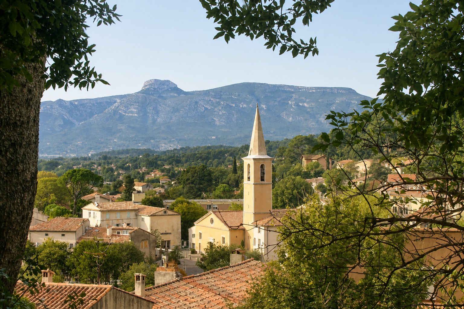 Vue panoramique de Gémenos
