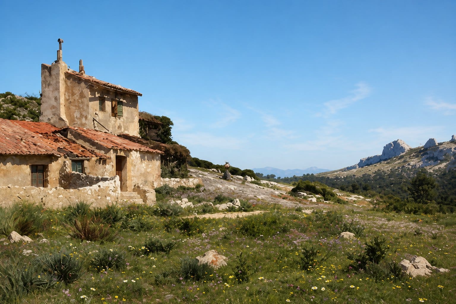 Vue panoramique de La Fare-les-Oliviers