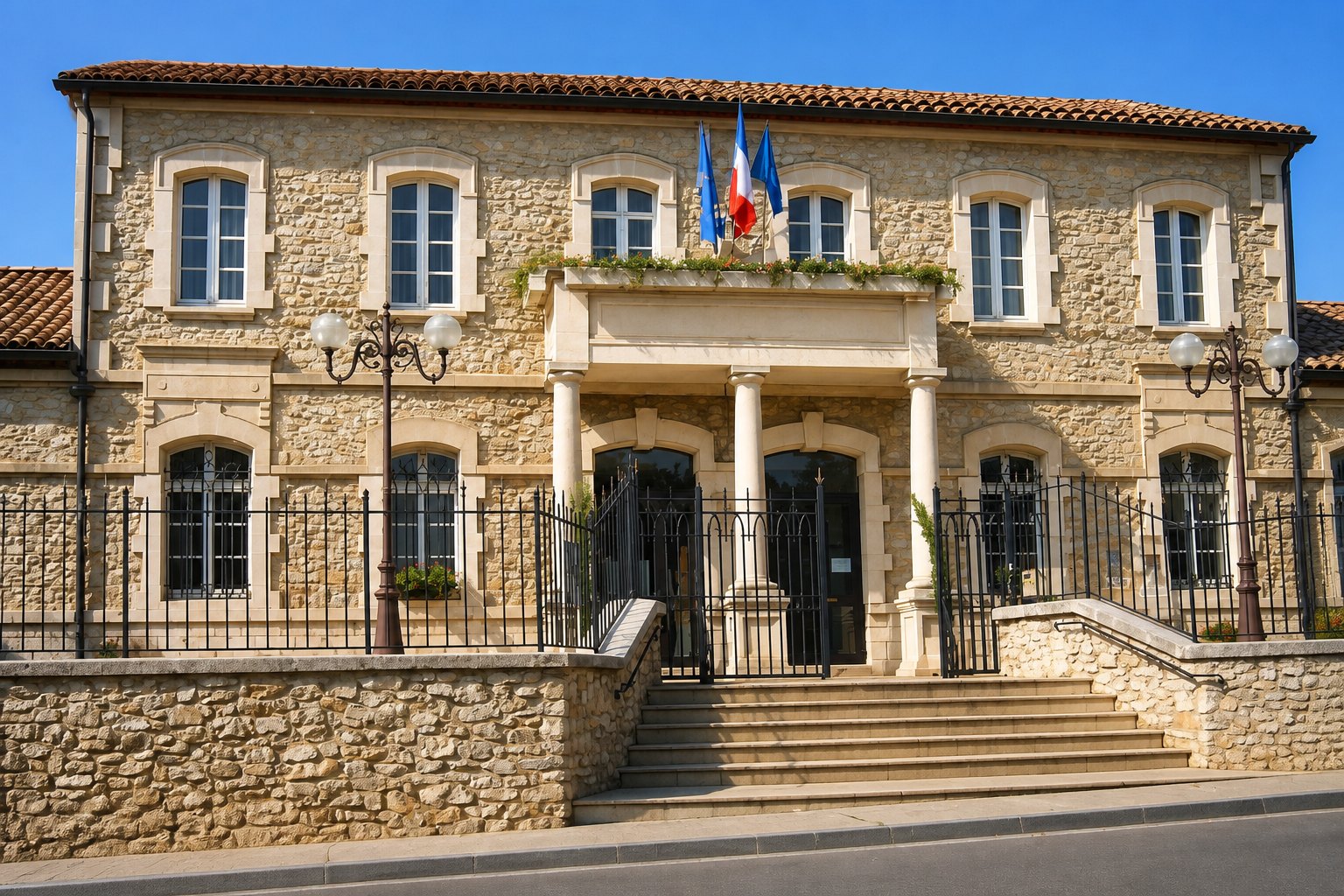Vue panoramique de Lançon-Provence
