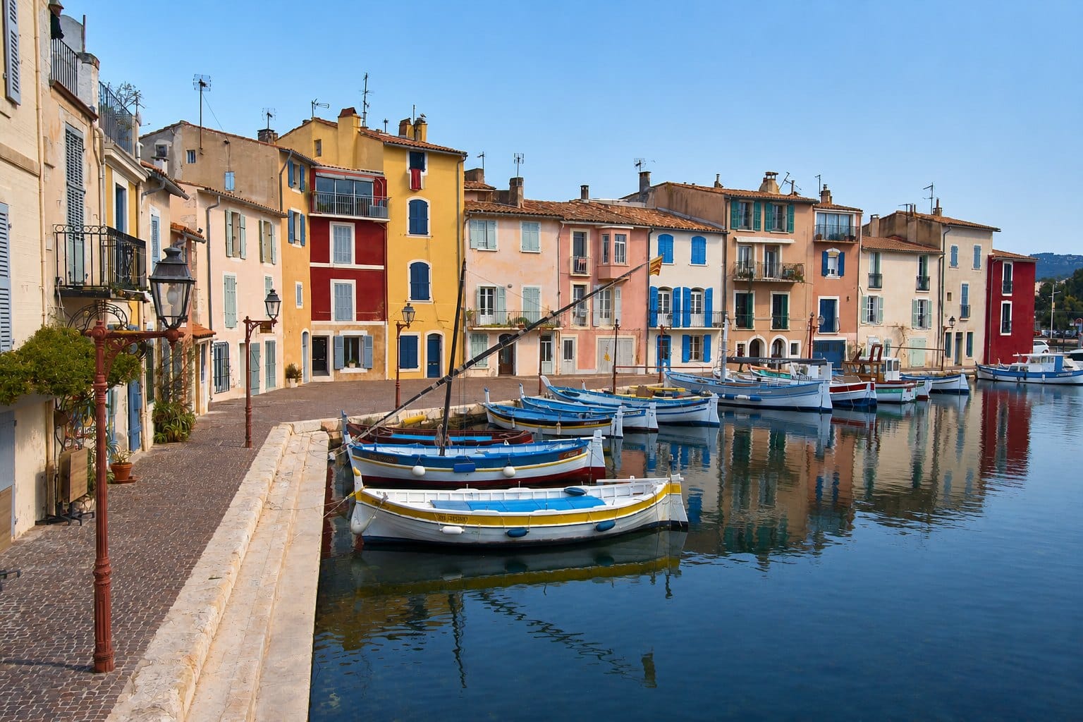 Vue panoramique de Martigues