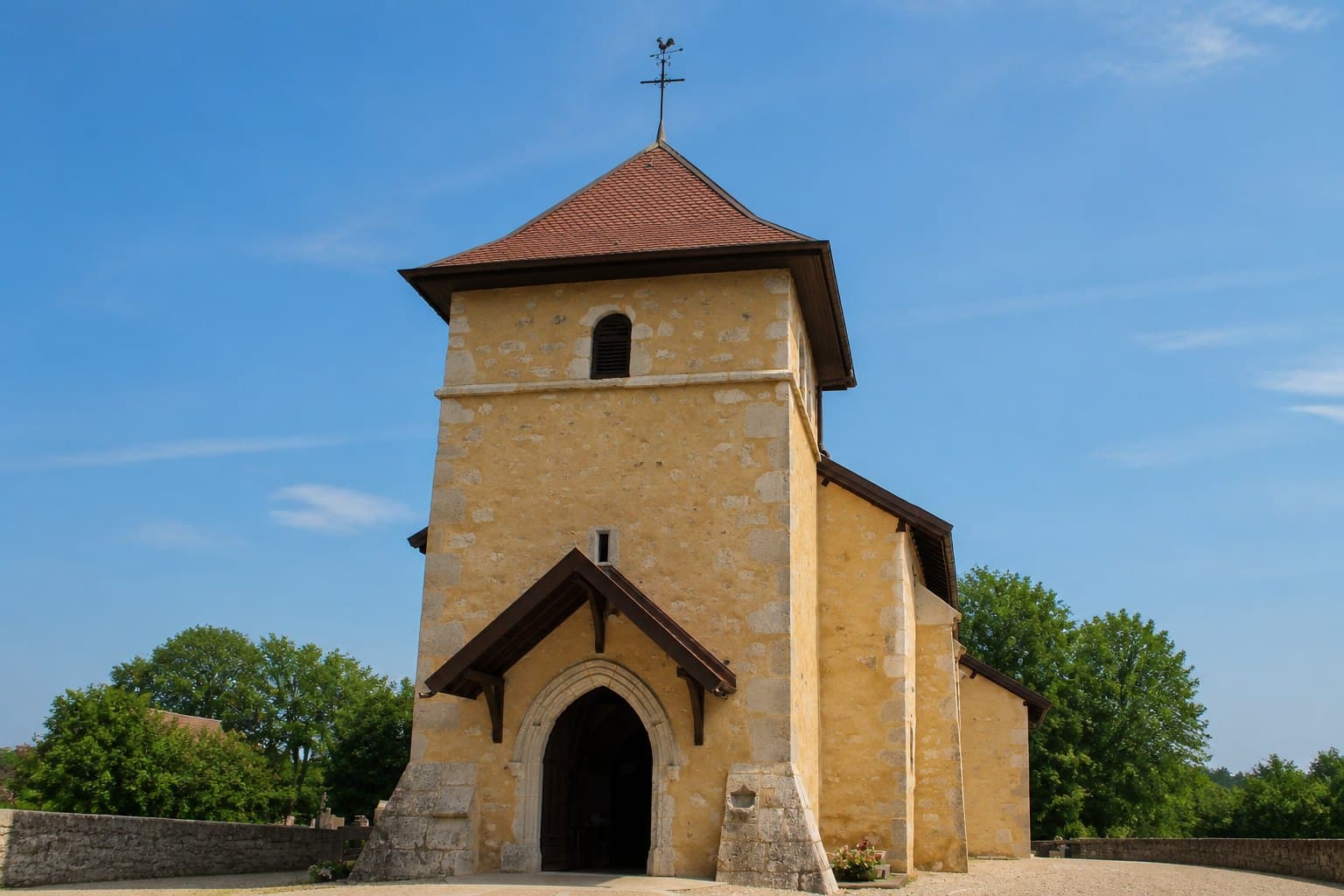 Vue panoramique de Saint-Genis-Pouilly