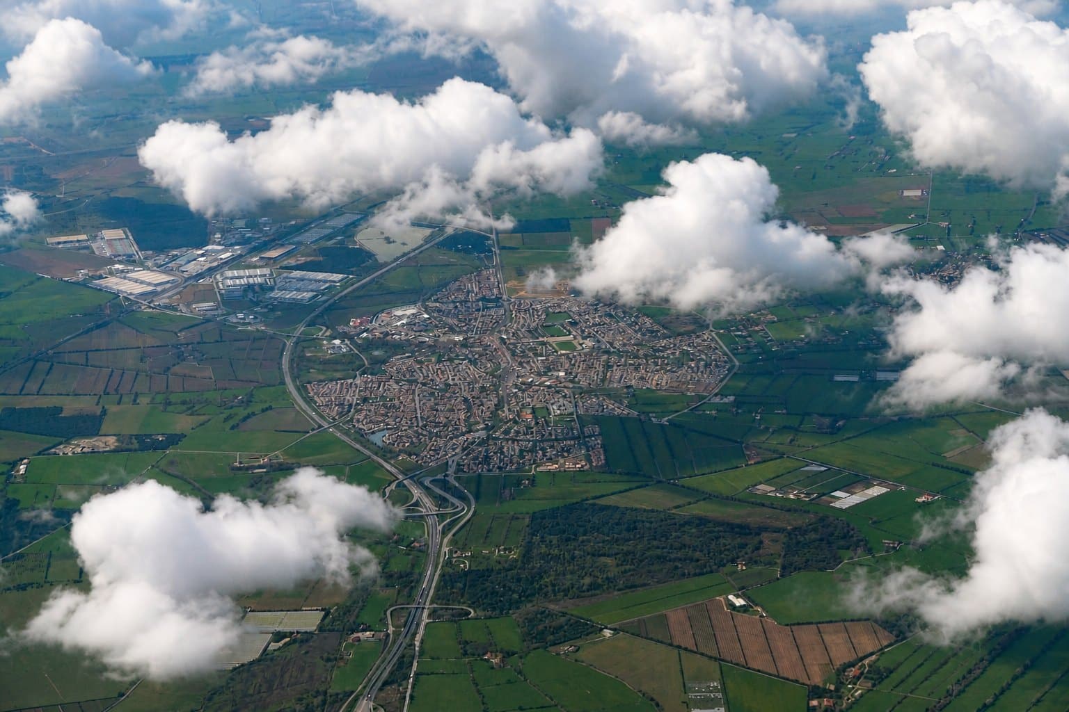 Vue panoramique de Saint-Martin-de-Crau