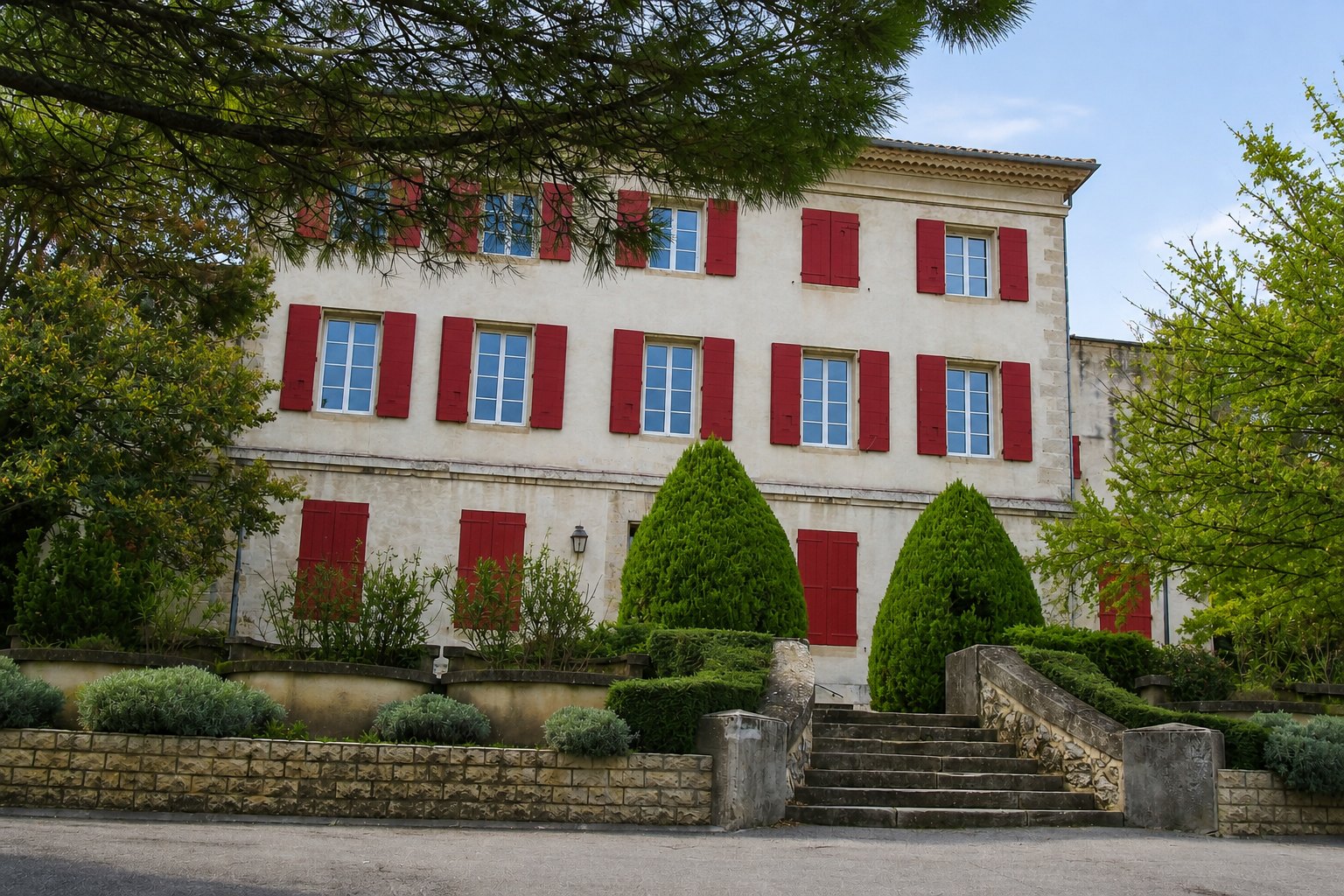 Vue panoramique de Simiane-Collongue