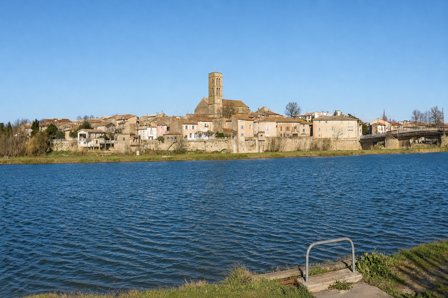 Vue panoramique de Trèbes