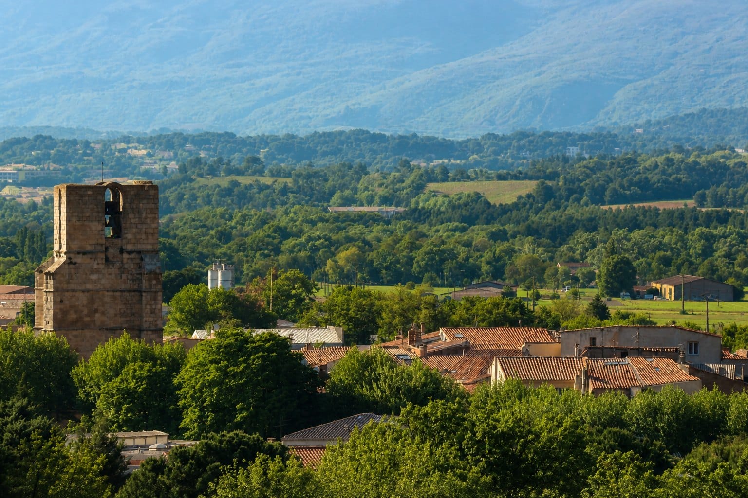 Vue panoramique de Trets